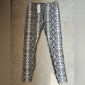 NWT Alala snakeskin leggings, size S